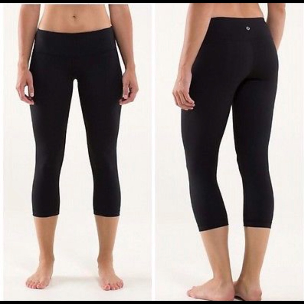 Lululemon wunder under crop - size 10